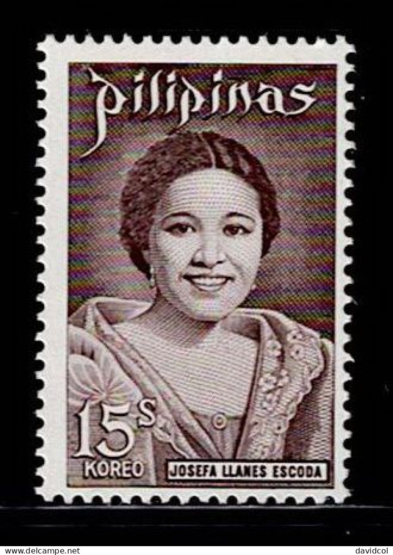 FIL-15- PHILIPPINES - 1973 - MNH -SCOUTS- JOSEFA LLANES ESCODA, LEADER OF GIRLS SCOUTS - Philippines