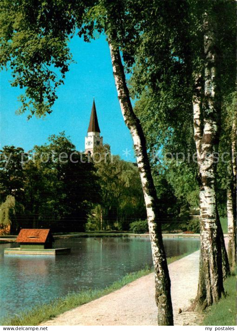 73596862 Ehingen Donau Schwanenteich Kirche Ehingen Donau - Other & Unclassified