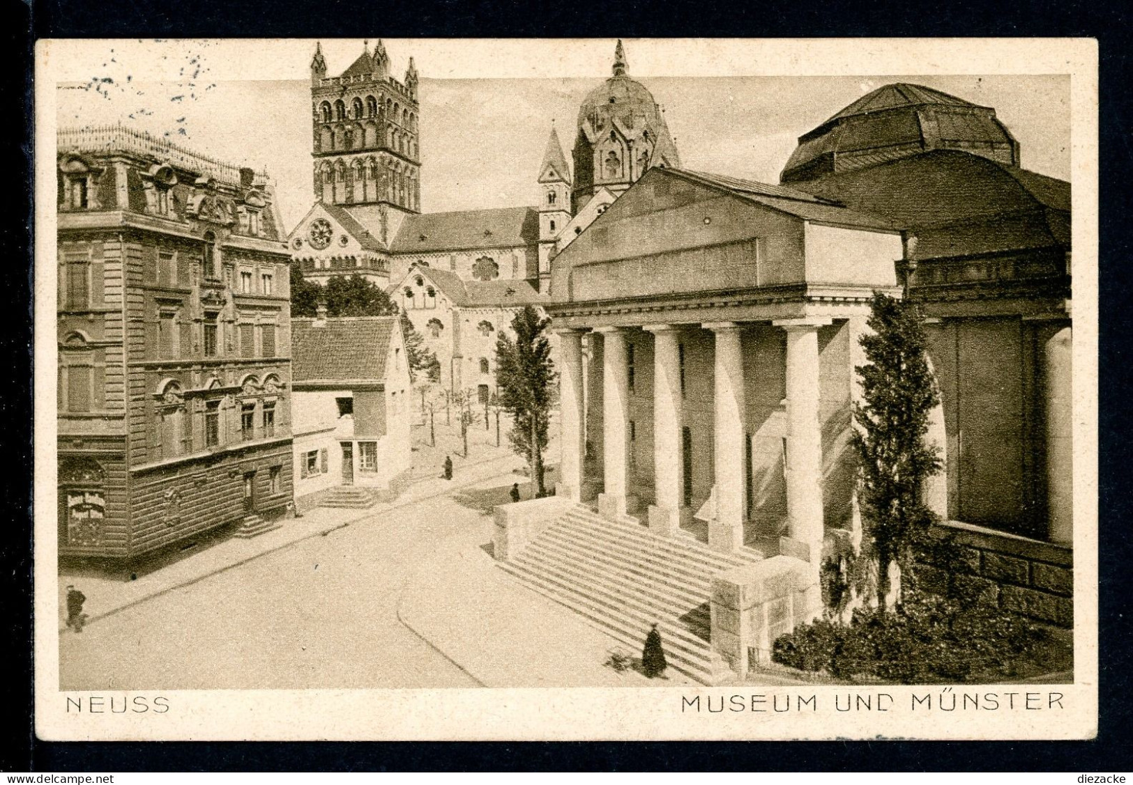 AK Neuss 1925 Clemens-Sels-Museum Mit Quirinusmünster (PK0291 - Other & Unclassified