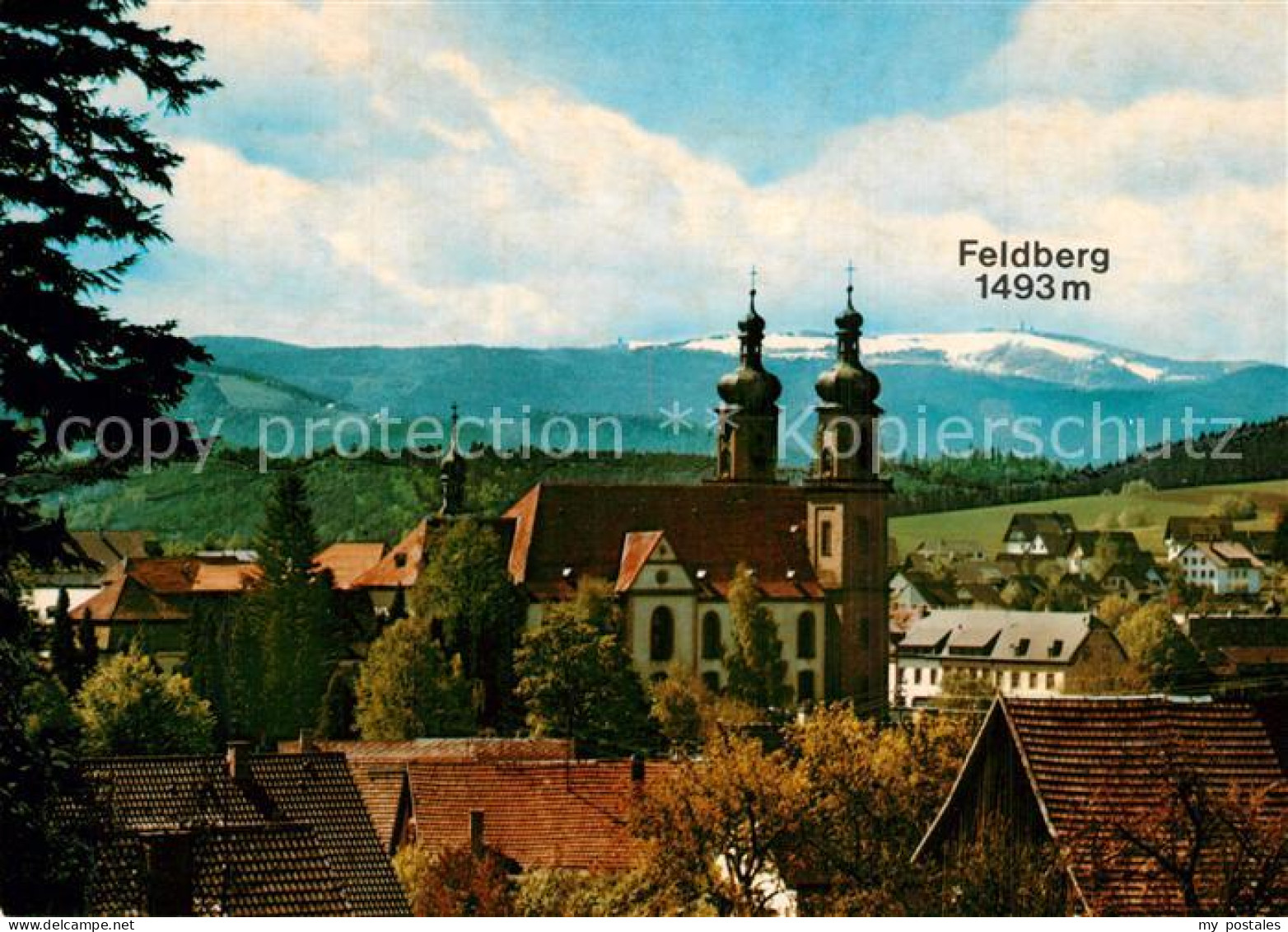 73596793 St Peter Schwarzwald Mit Kirche Und Feldbergblick St Peter Schwarzwald - St. Peter
