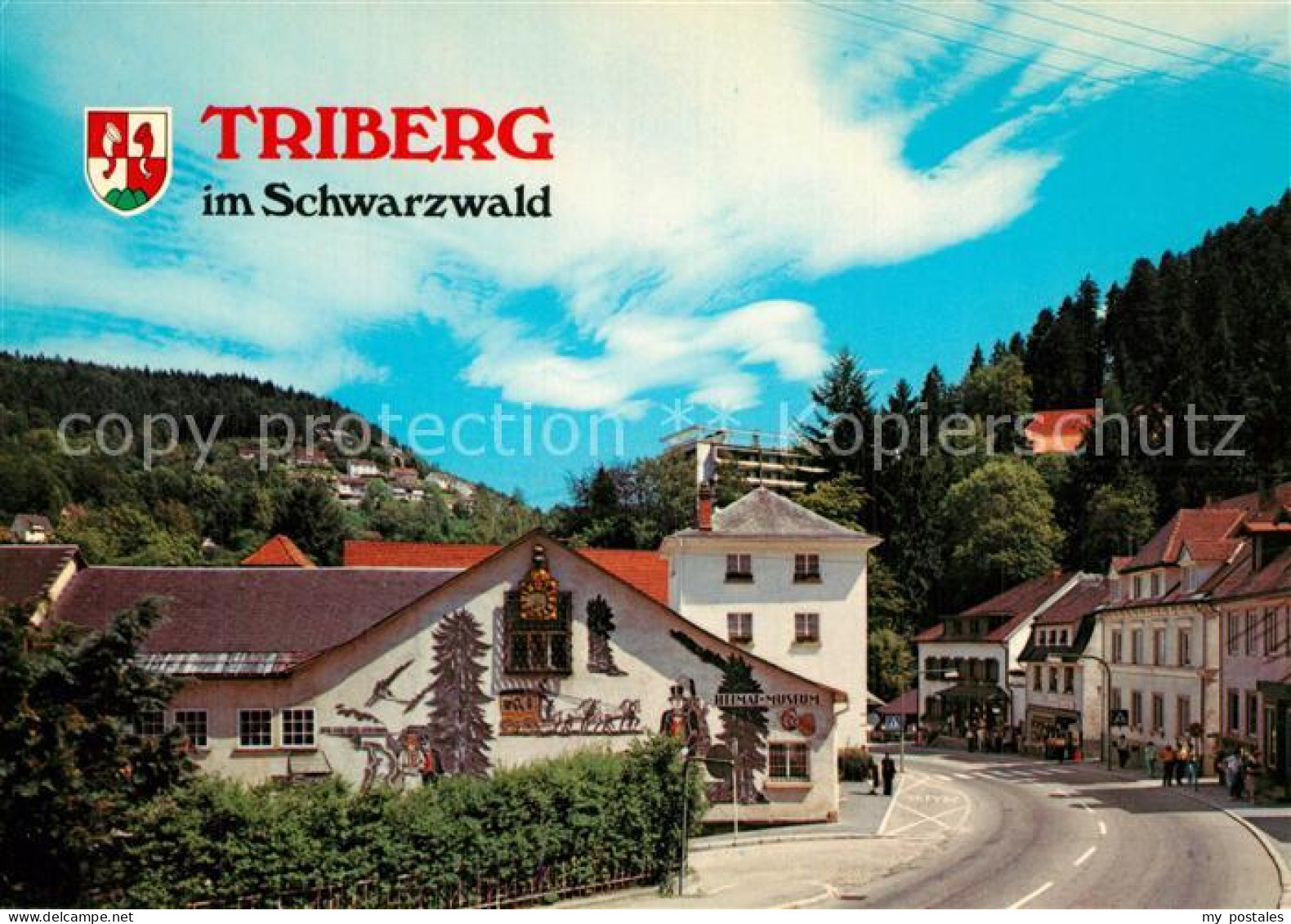 73596723 Triberg Schwarzwald Ortspartie Triberg Schwarzwald - Triberg
