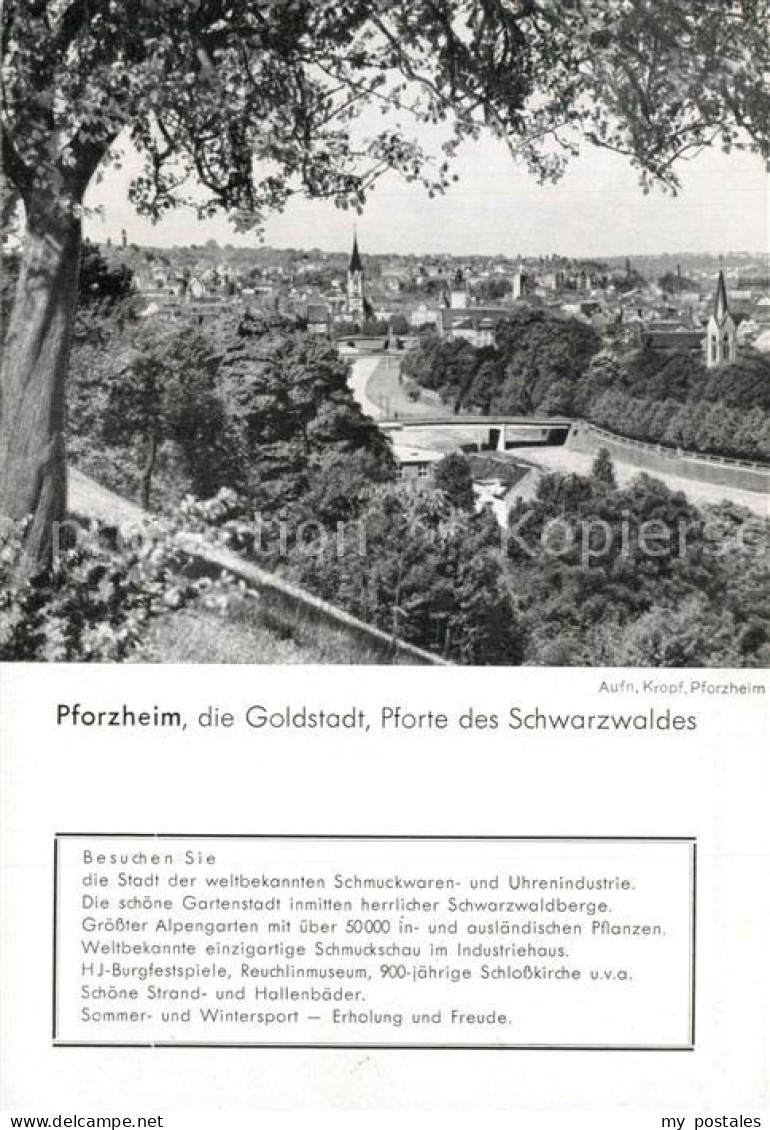 73596662 Pforzheim Panorama Pforzheim - Pforzheim