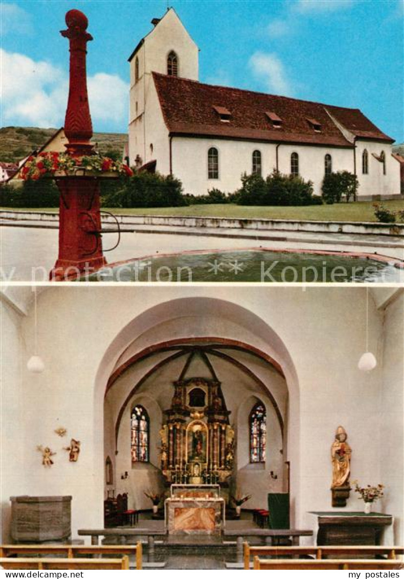 73596439 Boetzingen Pfarrkirche St. Laurentius Am Kaiserstuhl Brunnen Boetzingen - Bötzingen