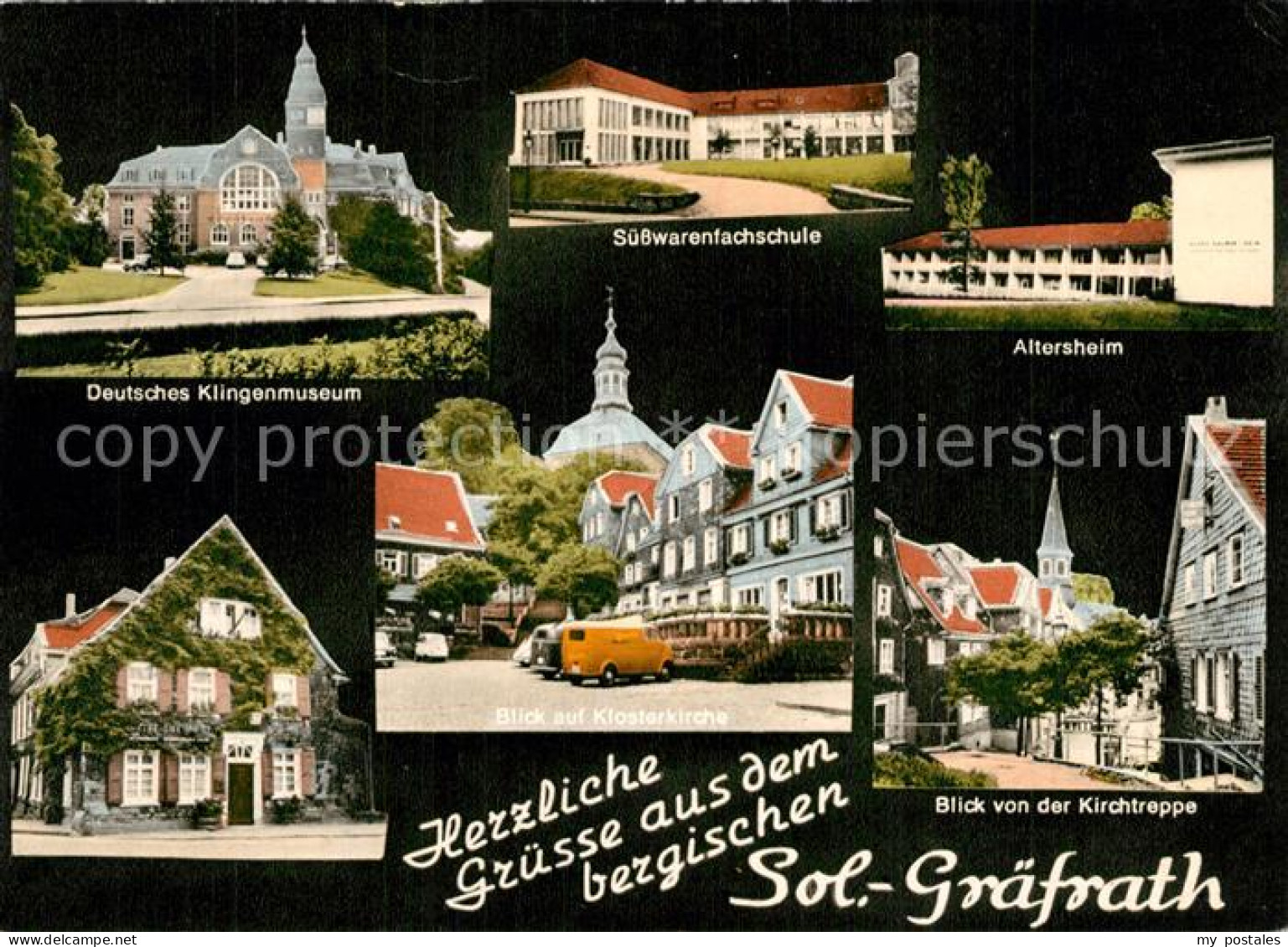 73596432 Graefrath Deutsches Klingenmuseum Suesswarenfachschule Altersheim Klost - Solingen