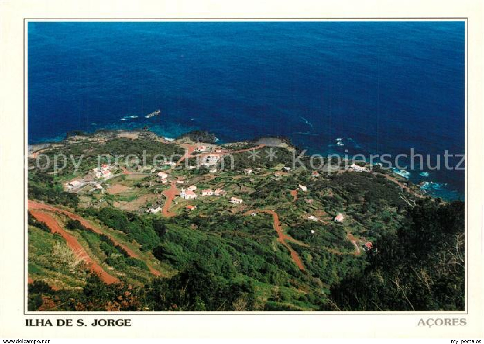73596366 Acores Fliegeraufnahme Ilha De S. Jorge Acores - Autres & Non Classés