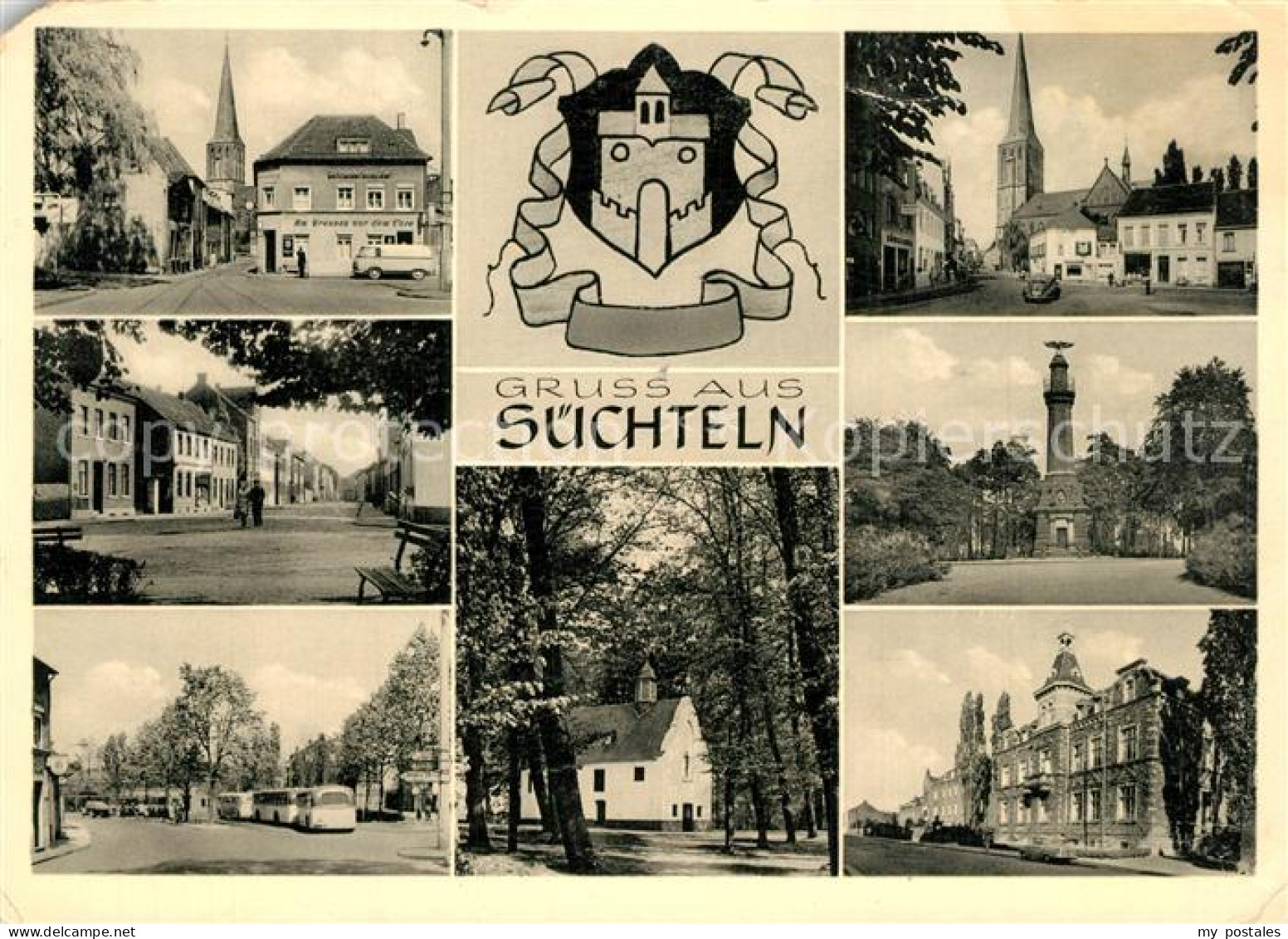 73596187 Suechteln Stadtansichten Denkmal Wappen Suechteln - Viersen