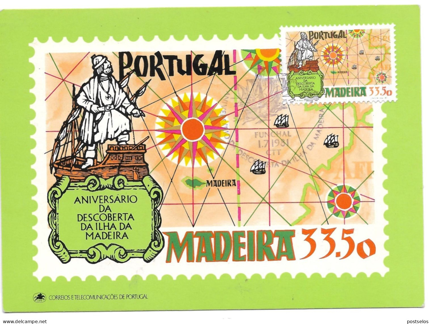 Centanário Da Madeira - Maximum Cards & Covers