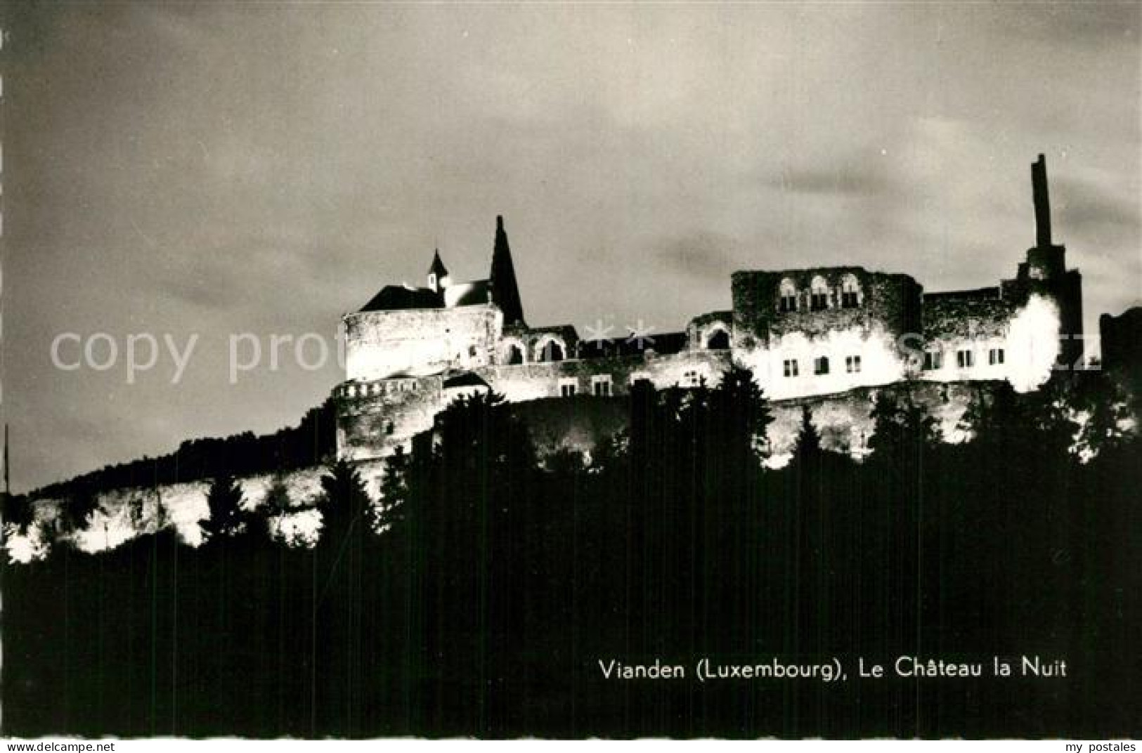 73595689 Vianden Chateau La Nuit - Sonstige & Ohne Zuordnung