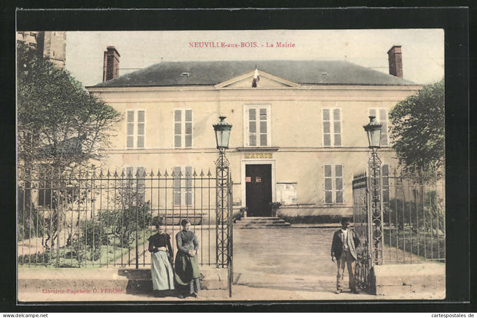 CPA Neuville-aux-Bois, La Mairie  - Other & Unclassified