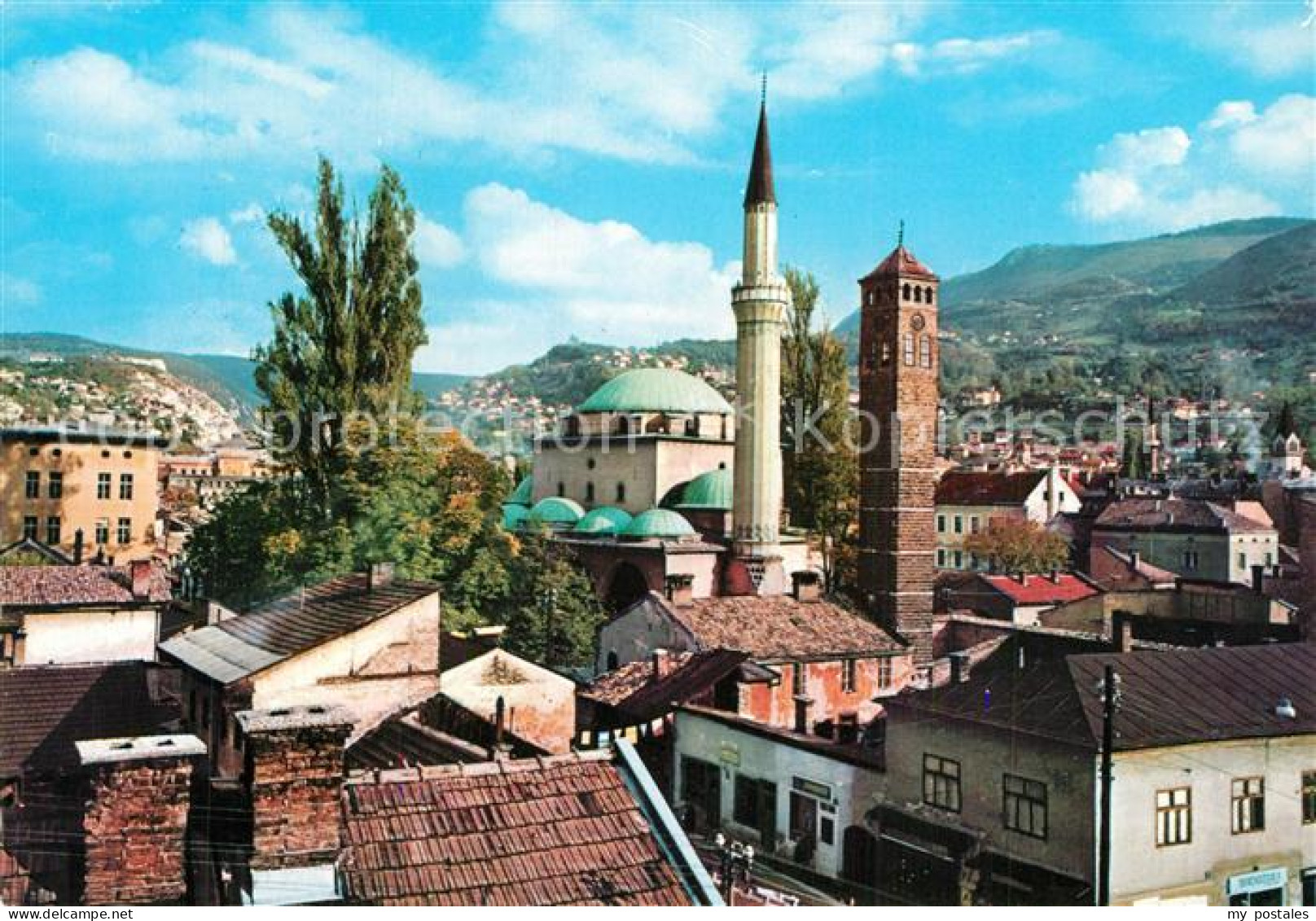 73595259 Sarajevo Beg Moschee Mit Uhrturm Sarajevo - Bosnie-Herzegovine