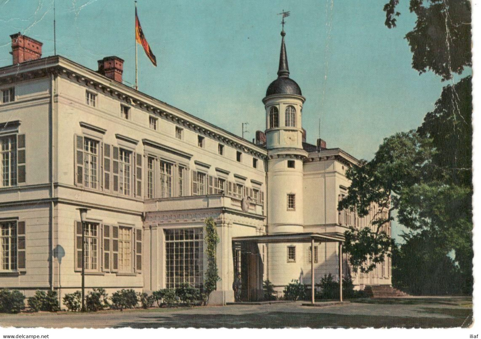 Germany Bonn. Palais Schaumburg. Illustrated View Posted Postcard - Bonn