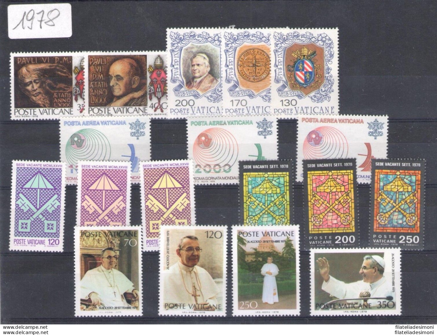 1978/2004 Vaticano, Francobolli Nuovi,  Offerta Giovanni Paolo II, Annate Comple - Annate Complete
