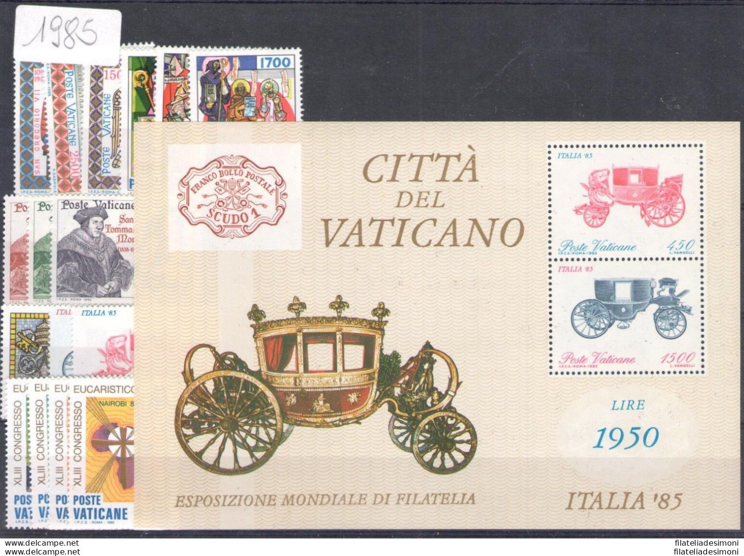 1978/2004 Vaticano, Francobolli nuovi,  Offerta Giovanni Paolo II, Annate Comple