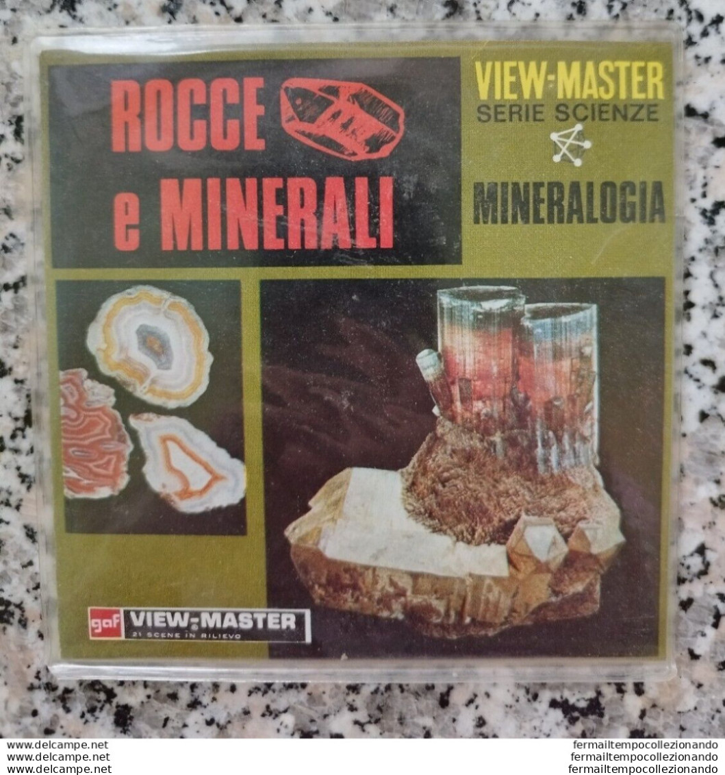 Bp78  View Master Rocce E Minerali  Immagini Stereoscopiche Vintage - Stereoscopes - Side-by-side Viewers