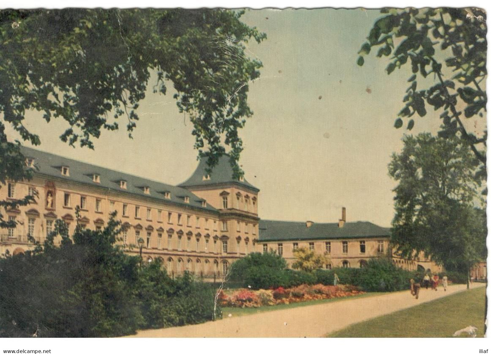 Germany Bonn, University. Illustrated View Posted Postcard - Bonn