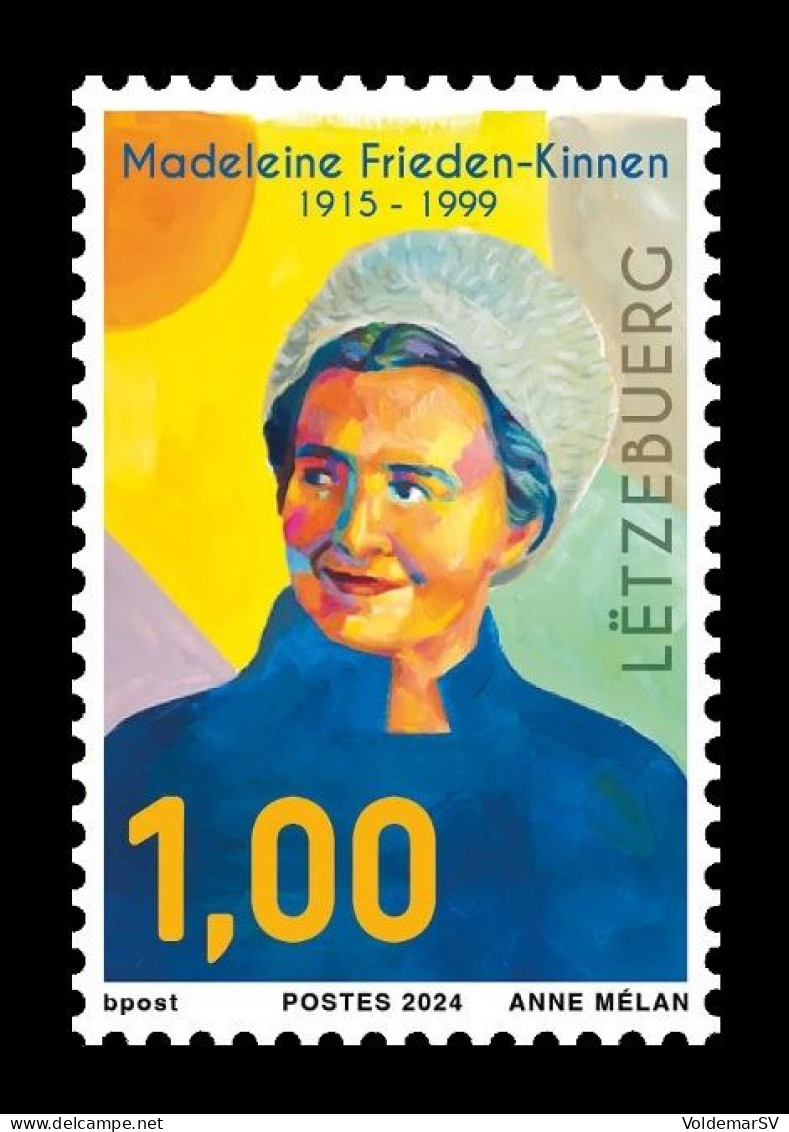 Luxembourg 2024 Mih. 2360 First Female Minister To Serve In A Luxembourg Government Madeleine Frieden-Kinnen MNH ** - Neufs
