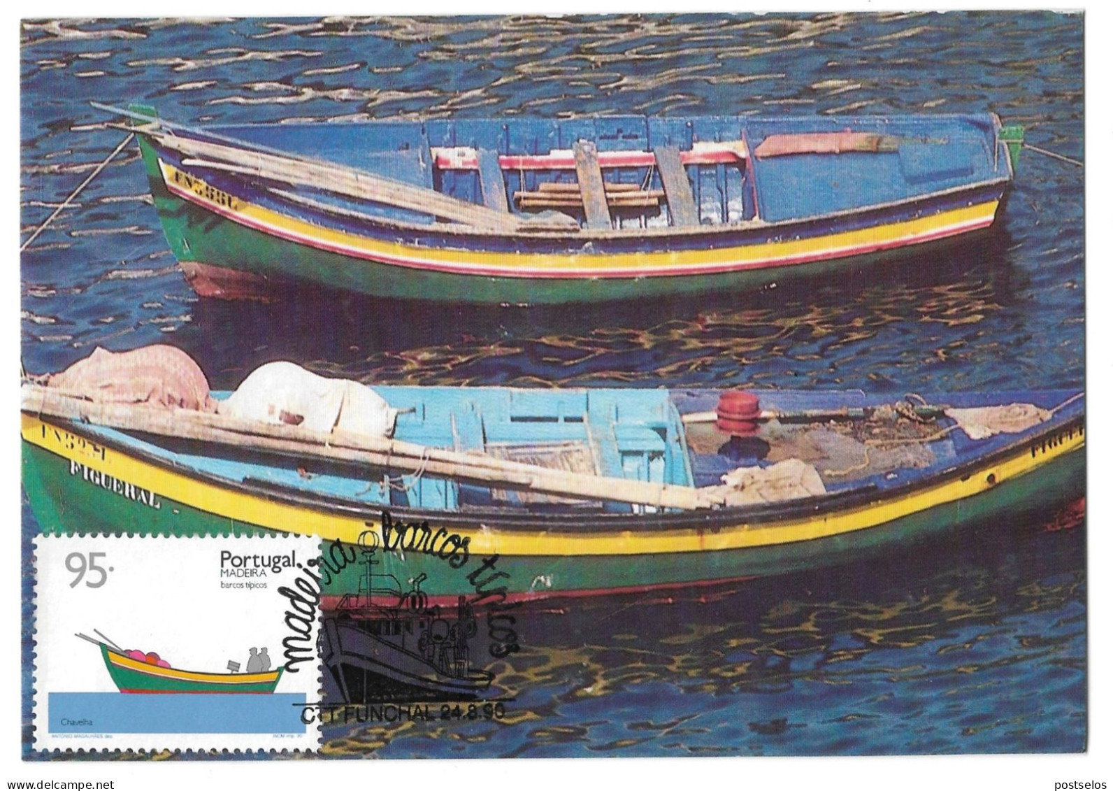 Barcos Típicos Da Madeira - Maximum Cards & Covers