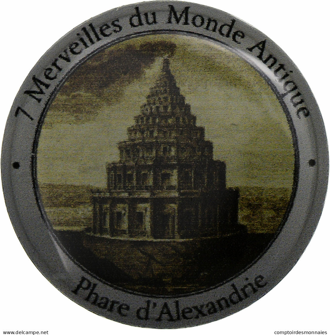 France, Jeton, 7 Merveilles Du Monde, Phare D'Alexandrie, Cupro-nickel, TTB - Andere & Zonder Classificatie