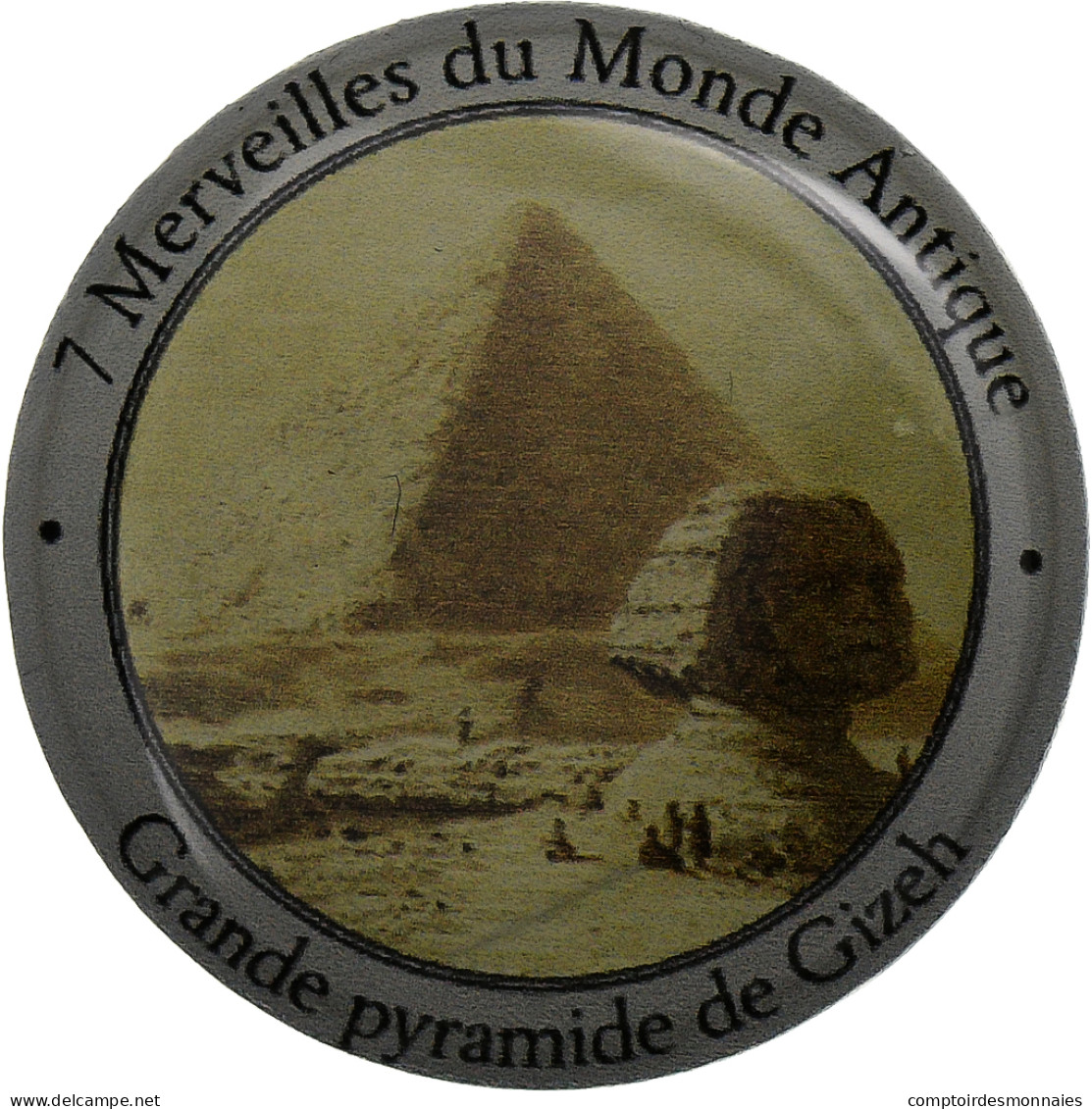 France, Jeton, 7 Merveilles Du Monde, Pyramide De Gizeh, Cupro-nickel, TTB - Autres & Non Classés
