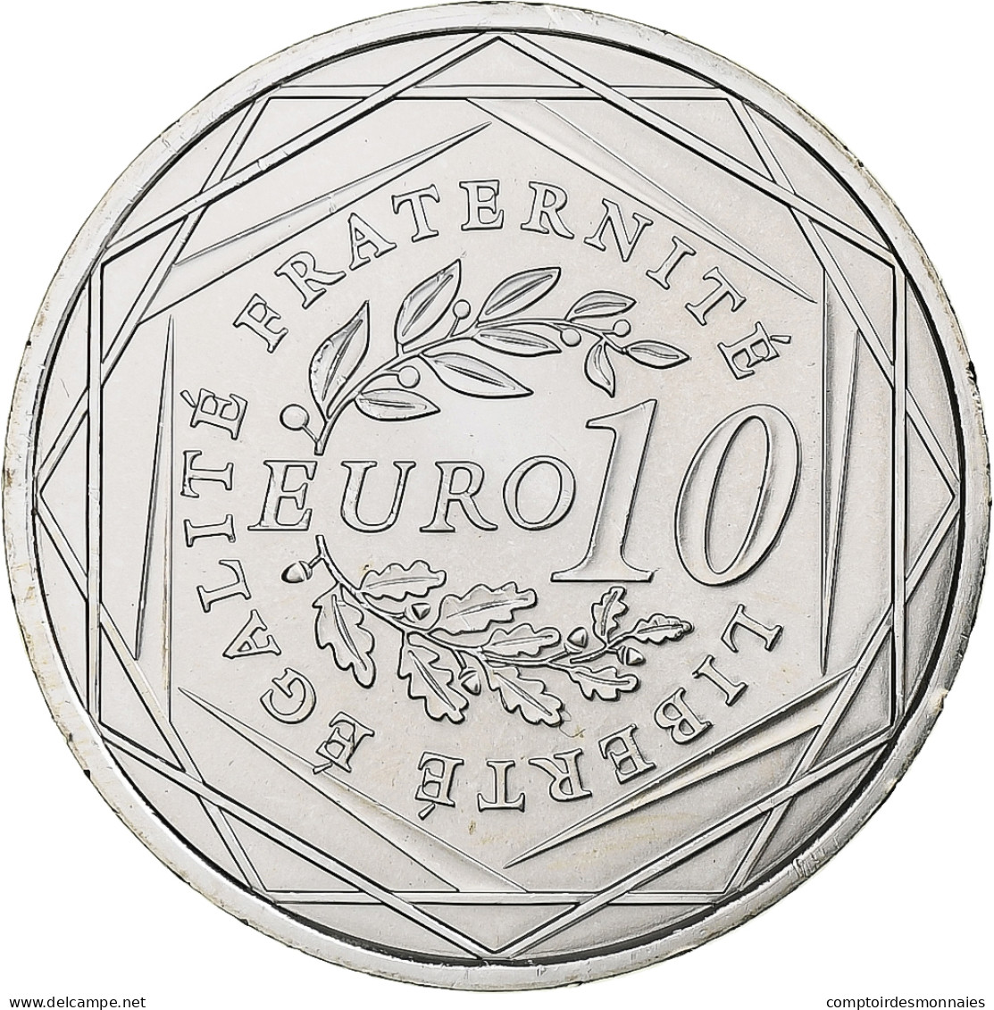 France, 10 Euro, Semeuse, 2009, Monnaie De Paris, Argent, SPL - Frankreich