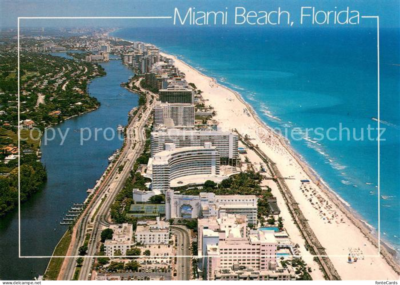 73705134 Miami_Beach Aerial View Collins Avenue - Altri & Non Classificati