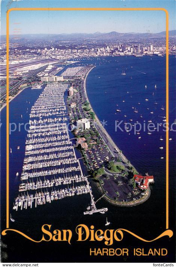 73705037 San_Diego_California Harbor Island Aerial View - Autres & Non Classés
