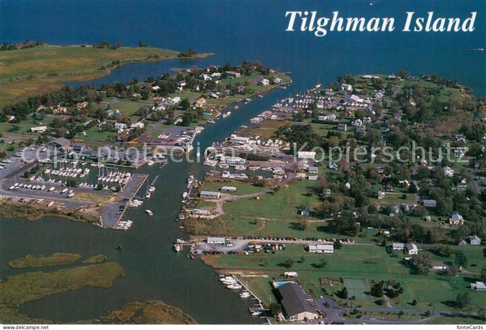 73704962 Tilghman Aerial View Chesapeake Bay  - Autres & Non Classés