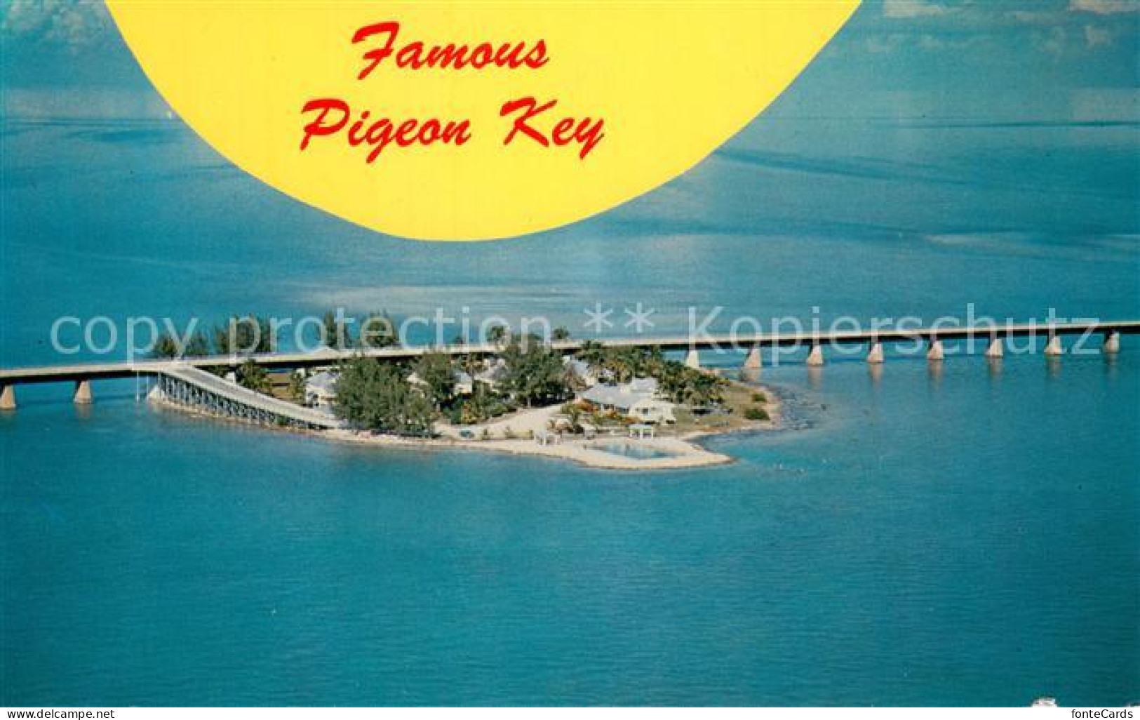 73704857 Pigeon_Key Overseas Highway Aerial View - Otros & Sin Clasificación