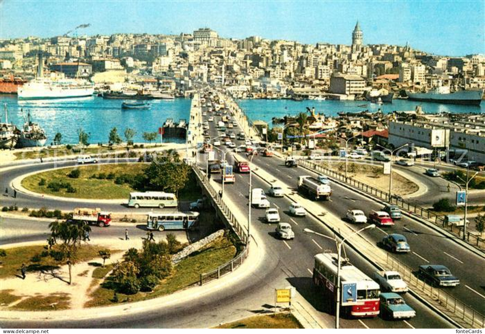 73357403 Istanbul Constantinopel Unkspani Ve Atatuerk Kopruesue Istanbul Constan - Turquie