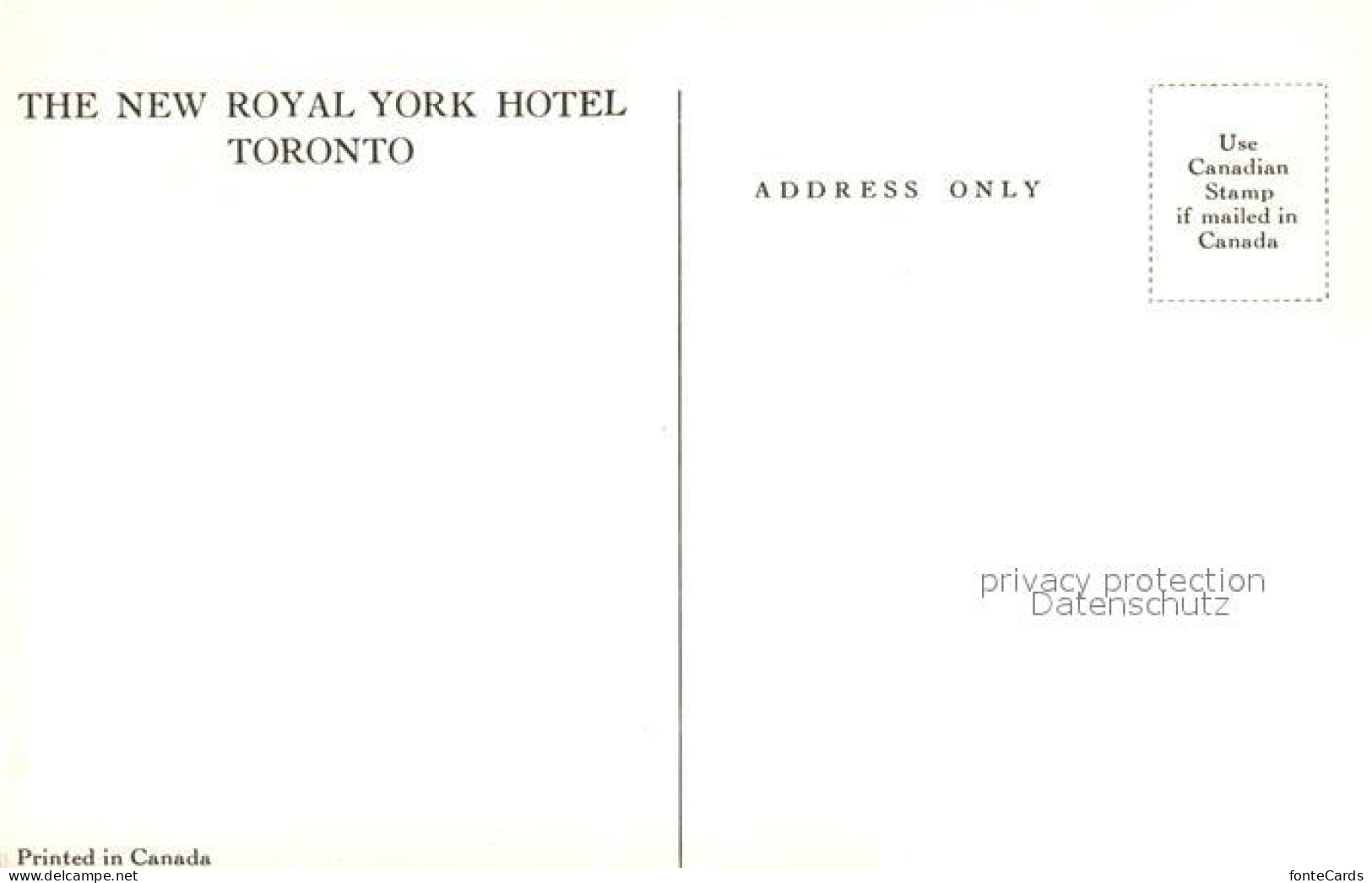 73333577 Toronto Canada Royal York Hotel Illustration Toronto Canada - Non Classificati