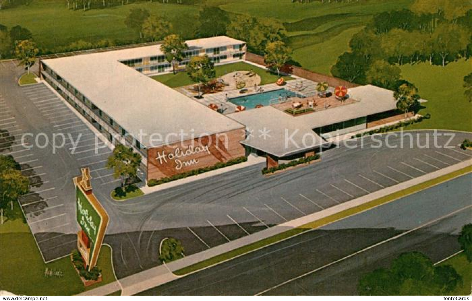 73333557 Louisville_Kentucky Holiday Inn Motel Aerial View - Andere & Zonder Classificatie