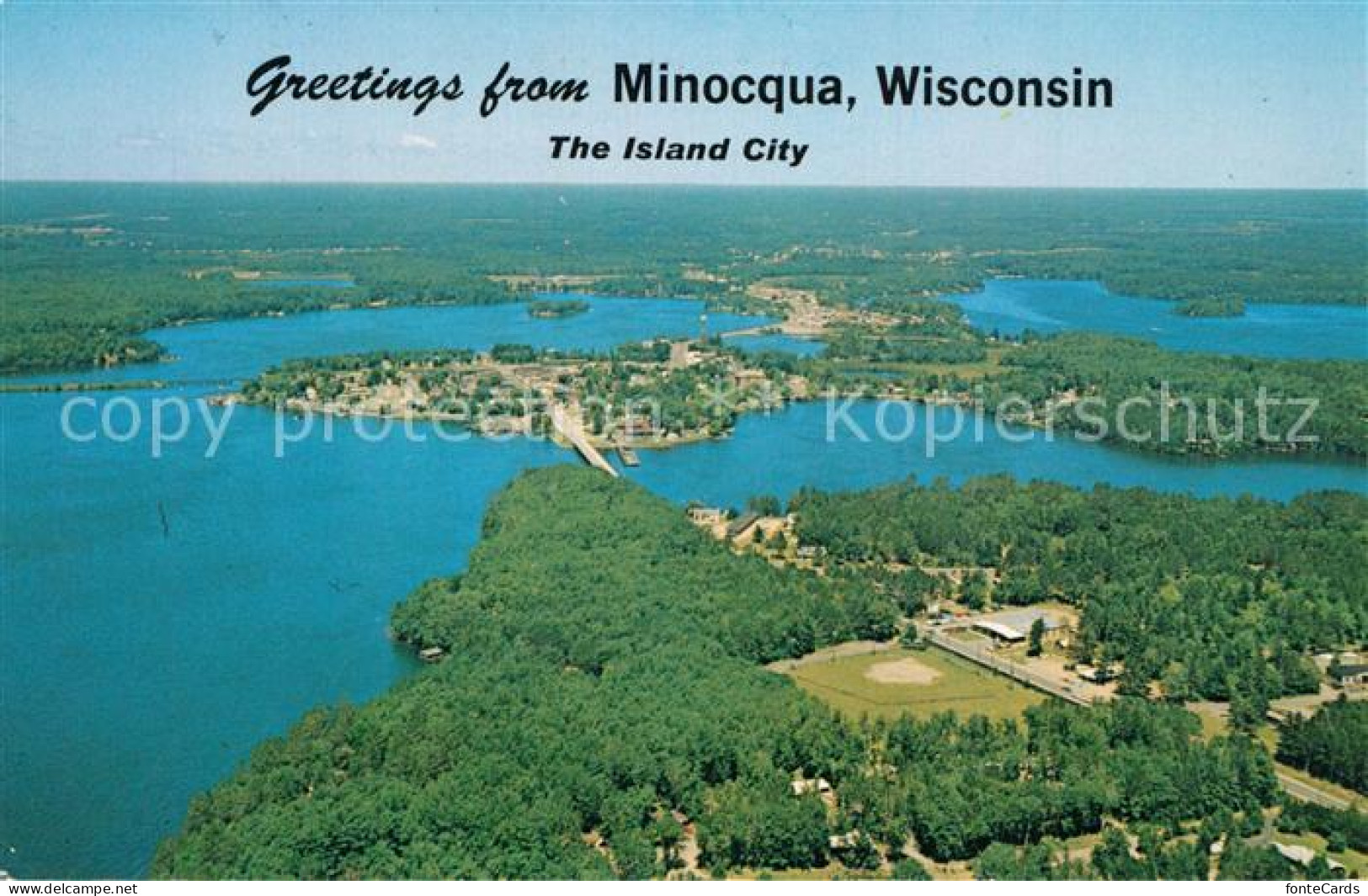 73333552 Minocqua Air View Island City - Autres & Non Classés