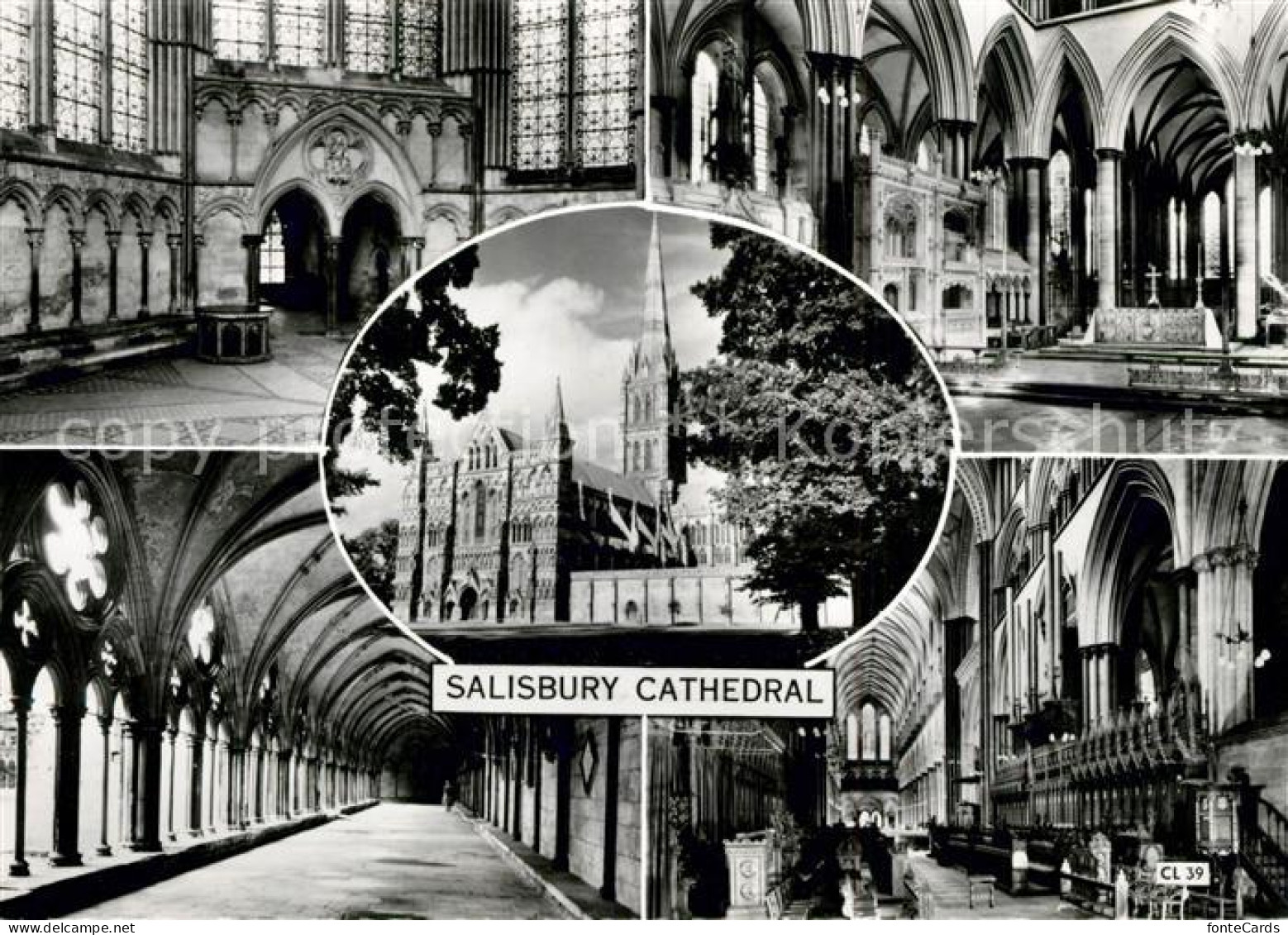 73324942 Salisbury Wiltshire Cathedral Kathedrale Innenansichten  - Andere & Zonder Classificatie