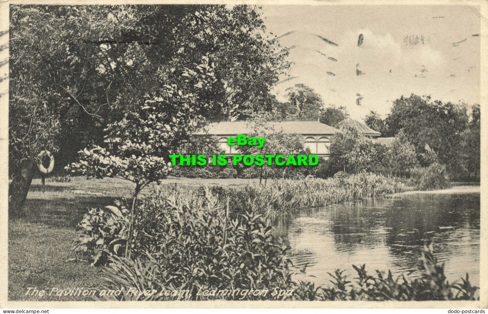 R601981 Pavilion And River Leam. Leamington Spa. 1925 - Monde