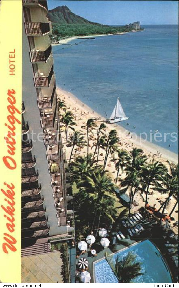 71941895 Waikiki Outrigger Hotel Beach - Autres & Non Classés