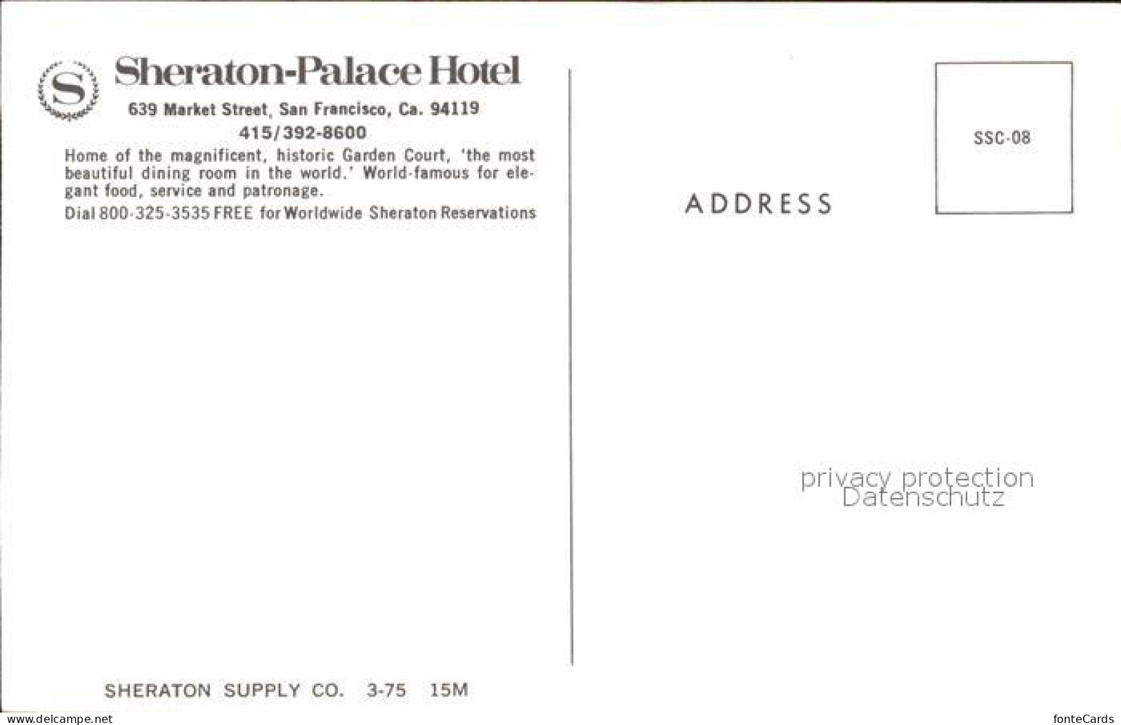 71940985 San_Francisco_California Sheraton Palace Hotel Dining Room - Other & Unclassified