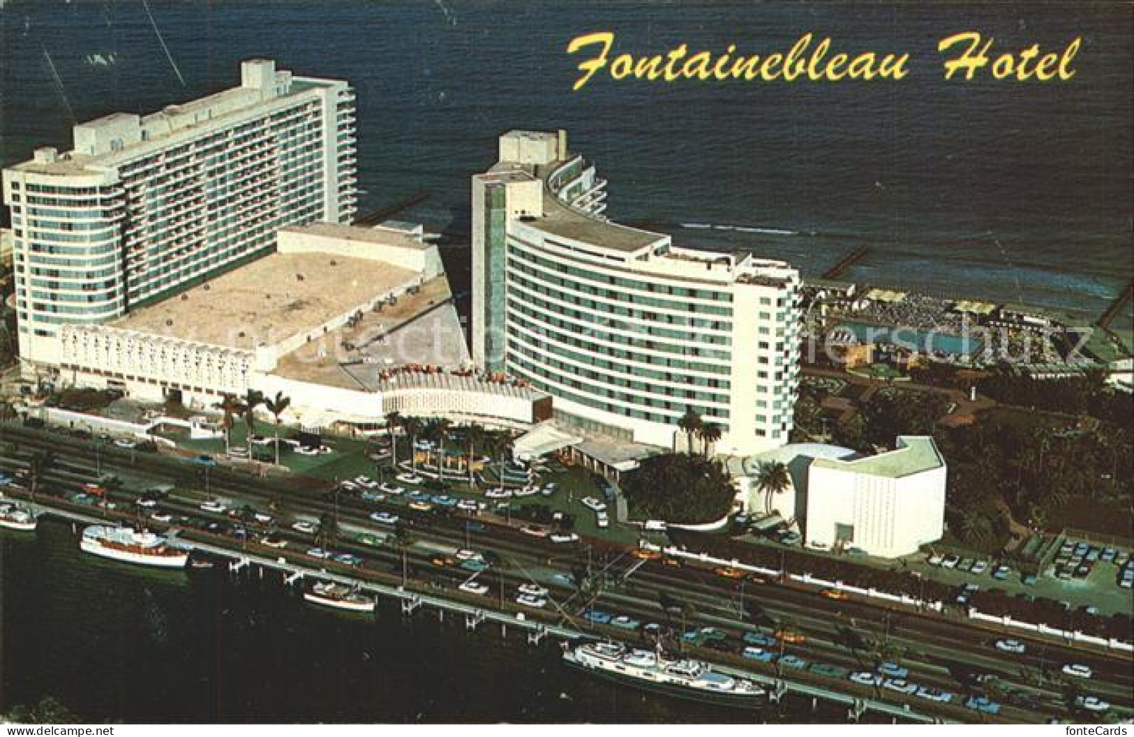71925834 Miami_Beach Fontainebleau Hotel Fliegeraufnahme - Sonstige & Ohne Zuordnung