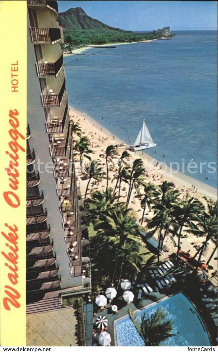 71919118 Waikiki Hotel Outrigger - Sonstige & Ohne Zuordnung