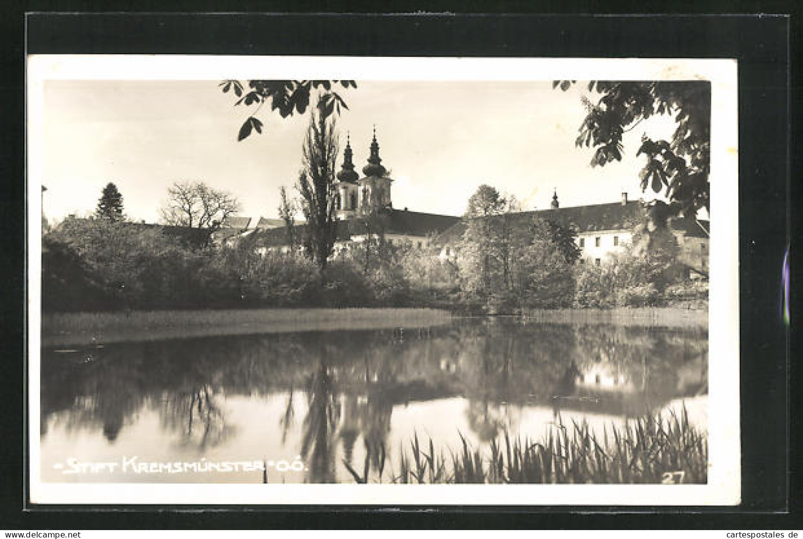 AK Kremsmünster, Blick Auf Stift Und Teich  - Sonstige & Ohne Zuordnung