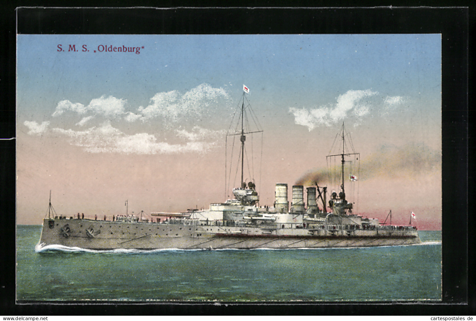 AK S. M. S. Oldenburg Auf Dem Wasser  - Warships