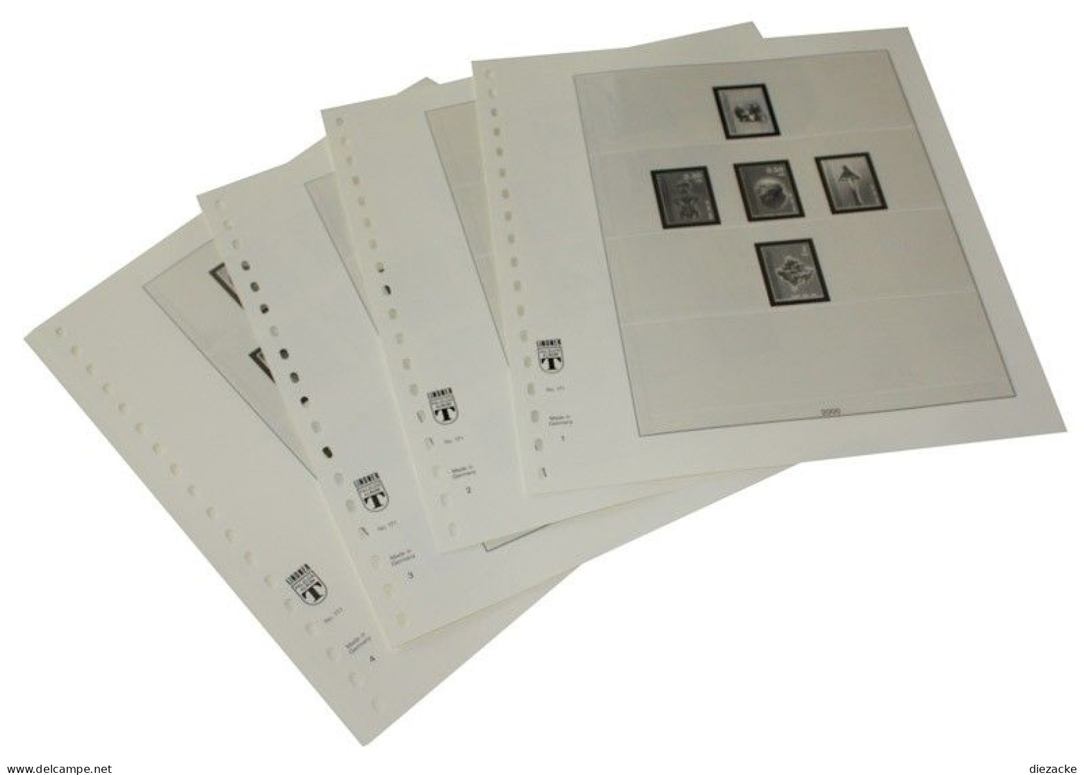 Lindner-T Kosovo UNMIK 2000-2008 Vordrucke 171 Neuware ( - Pre-printed Pages