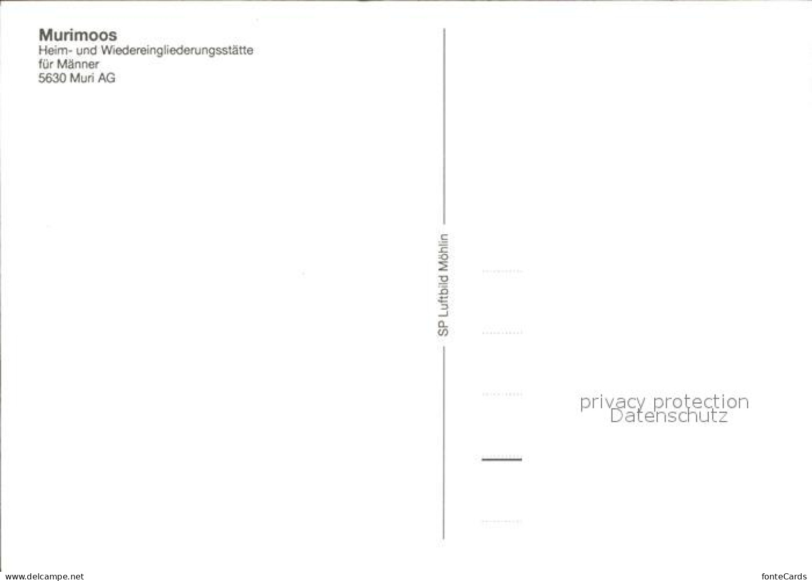 12004535 Muri AG Fliegeraufnahme Murimoos Heim Wiedereingliederungsstaette Fuet  - Andere & Zonder Classificatie