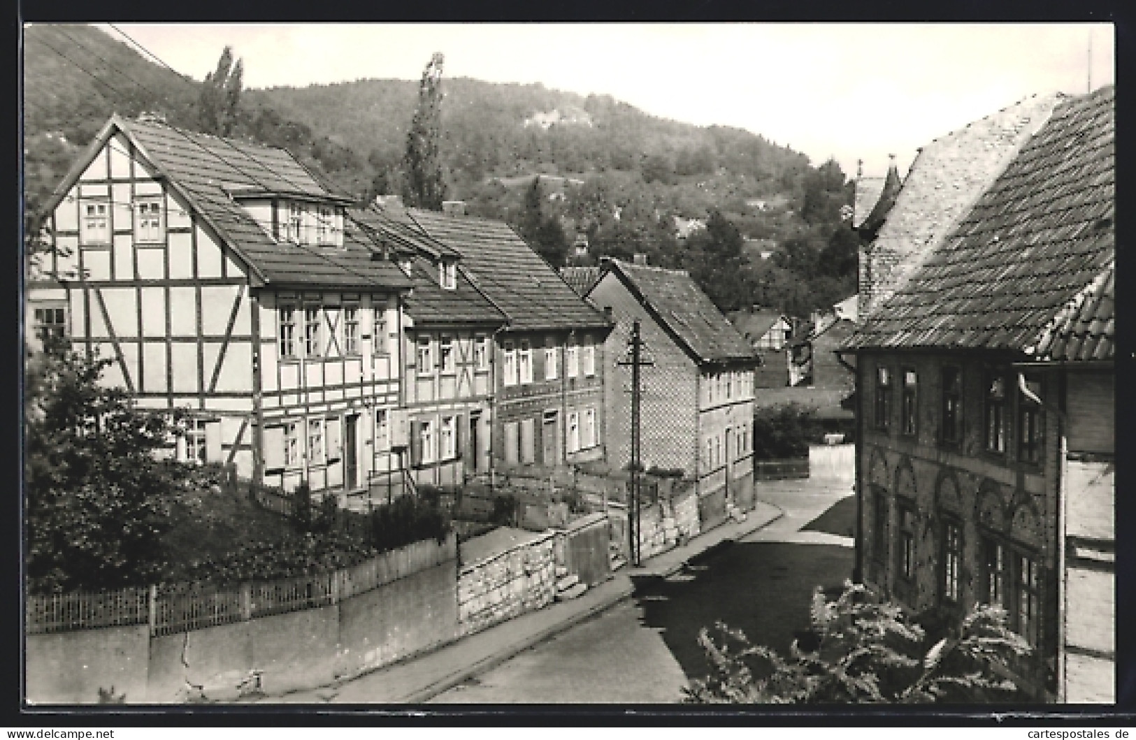 AK Bleicherode /Harz, Blick Vom Angerberg Zur Löwenburg  - Bleicherode