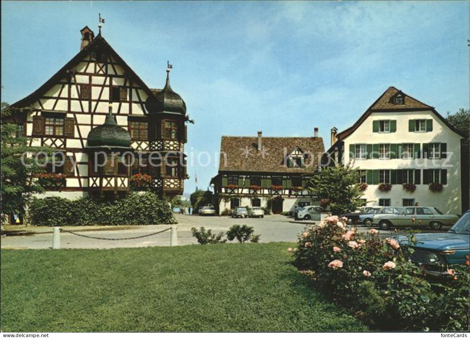 12001185 Gottlieben Hotel Restaurant Drachenburg Und Waaghaus Gottlieben - Other & Unclassified