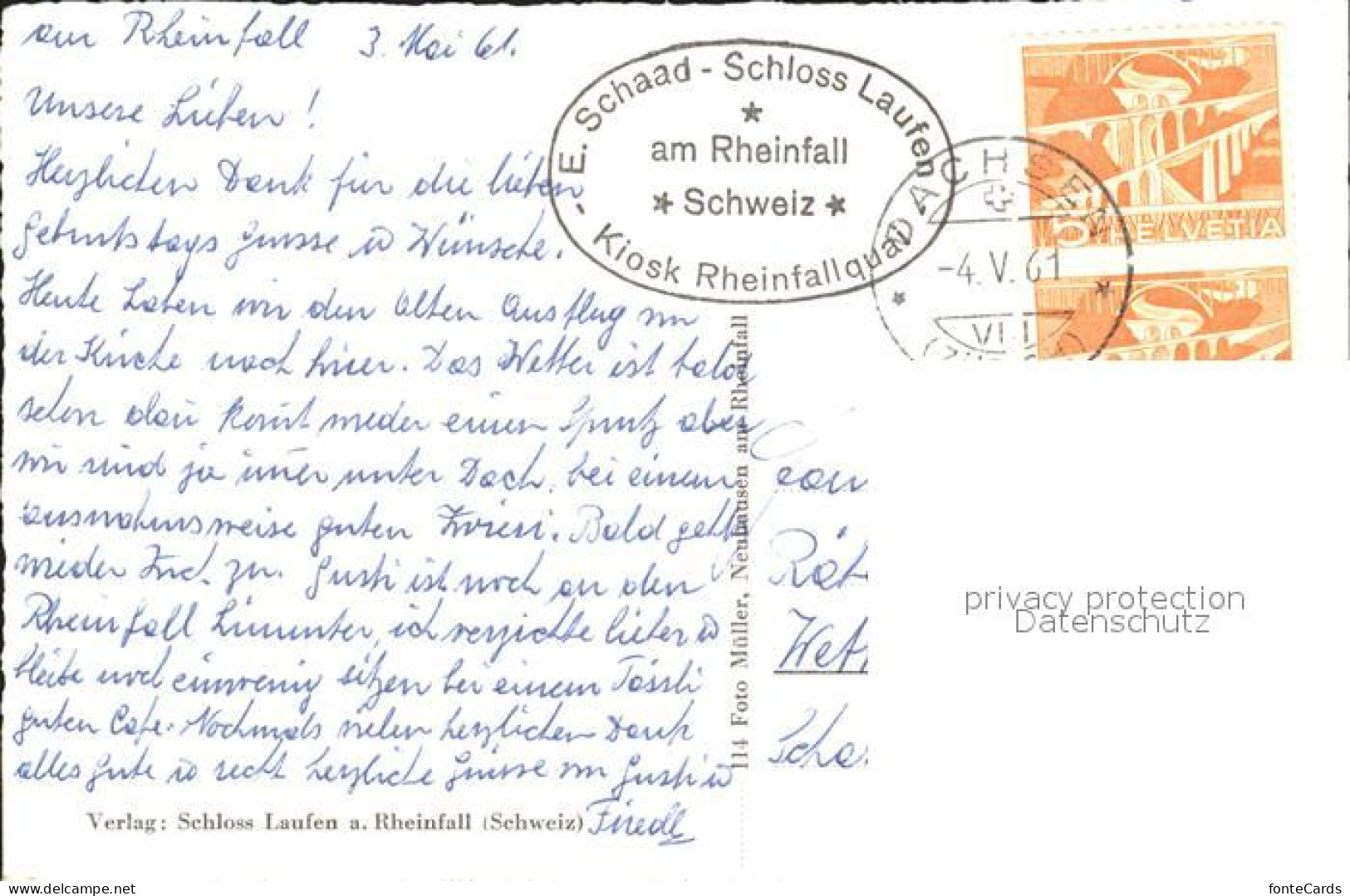 11995455 Laufen BL Schloss Laufen Am Rheinfall Laufen - Autres & Non Classés