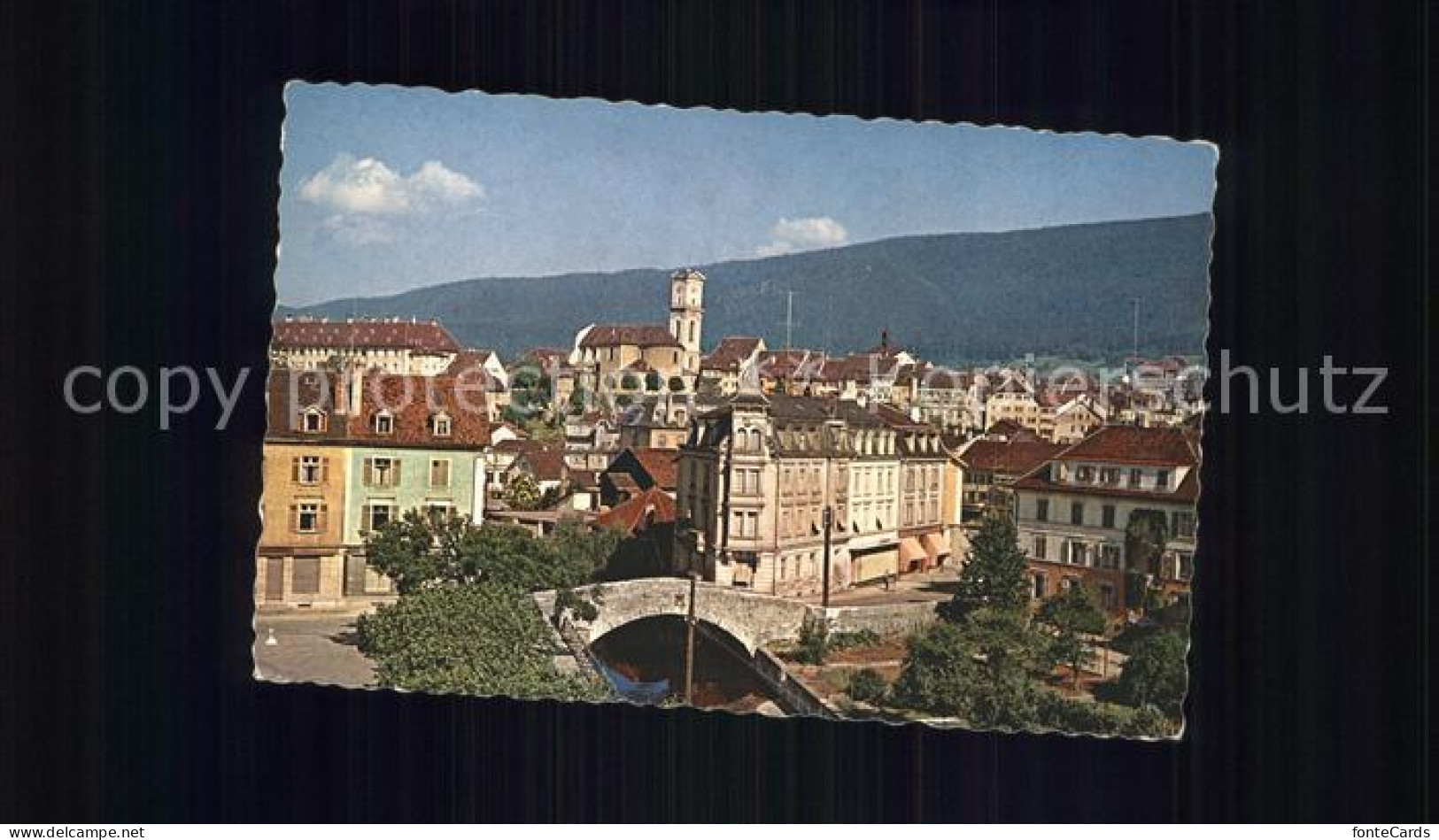 11962385 Delemont Vue Generale Et Pont De La Maltiere Delemont - Autres & Non Classés