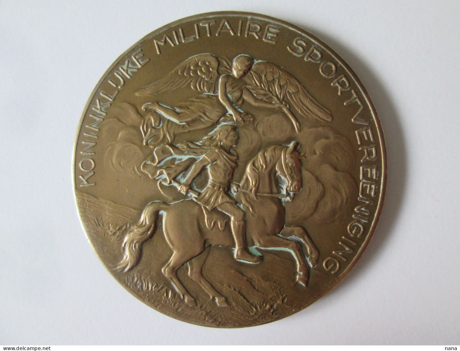 Pays-Bas/Netherlands Medaille 1938:Assoc.Royale Sports Militaires/Medal Royal Military Sports Assoc.dia=50 Mm,wet=49 Gr - Royaux/De Noblesse