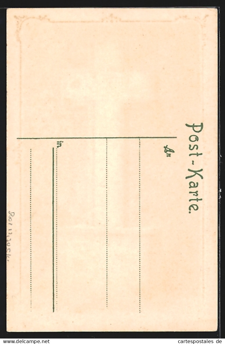 Lithographie Arenberg Genannt Roter Hahn, Gedenkstein  - Autres & Non Classés