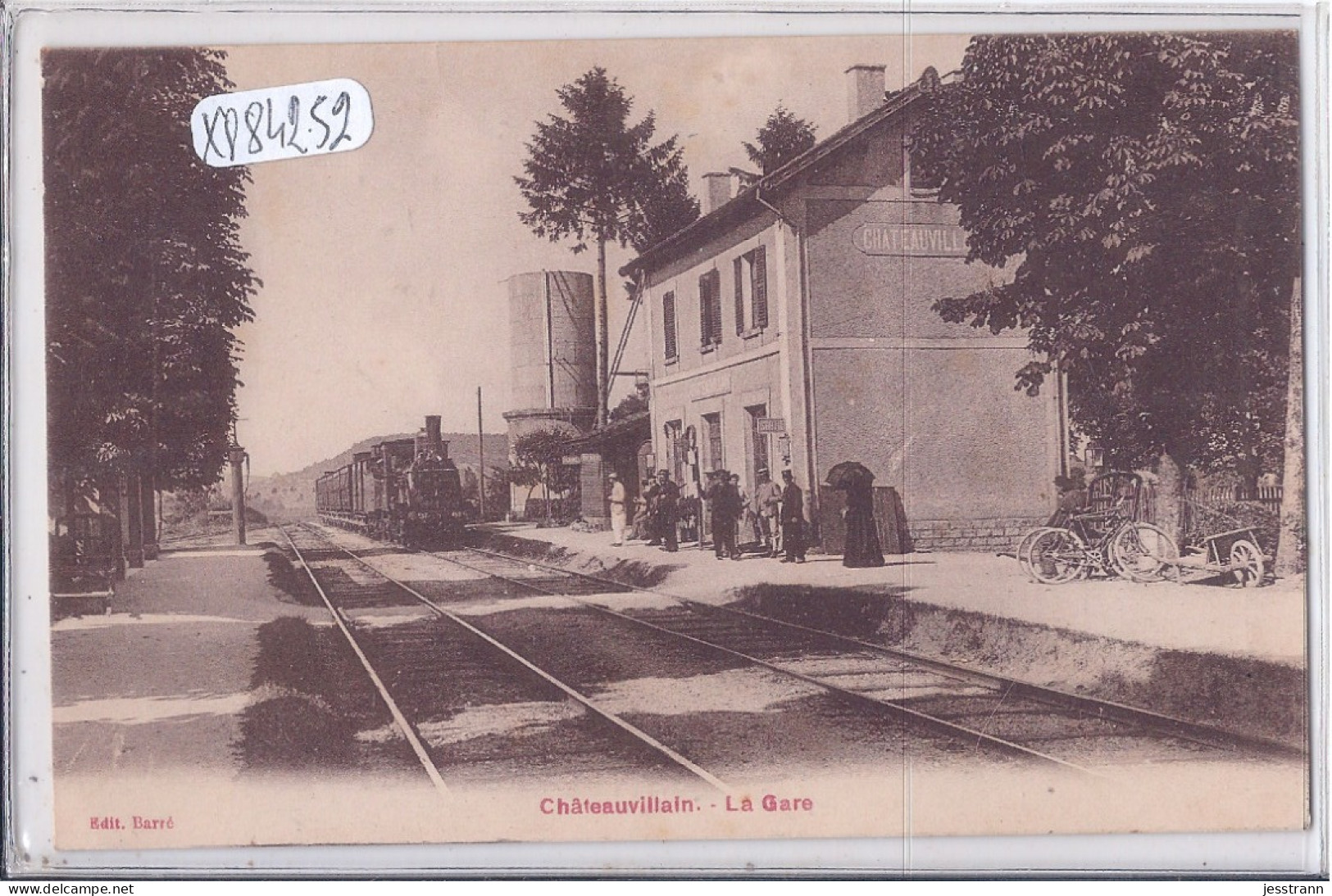 CHATEAUVILLAIN- LA GARE- LE TRAIN - Chateauvillain