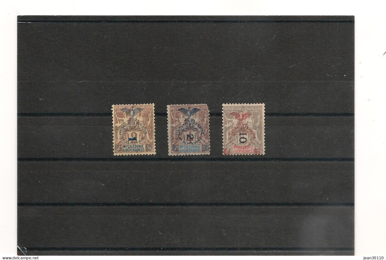 NOUVELLE CALÉDONIE 1903 N° 81-82-85 (**) Cote : 14,50 € - Unused Stamps